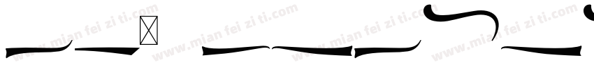 New Kansas Extraswash   Regular Ita字体转换